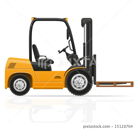 forklift truck vector illustration forklift truck vector illustration 15128704