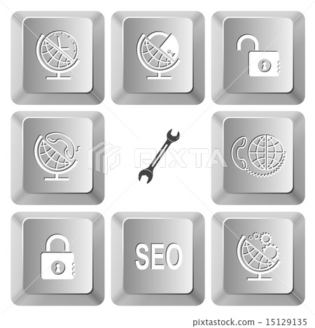 globe and clock, globe and lock, opened lock, globe and clock, globe and lock, opened lock, 15129135