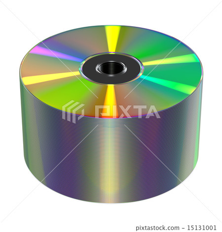 CD or DVD disk on white background 15131001