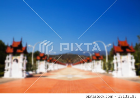 Blurry background,Hor Kam Luang,royal pavilion 15132185