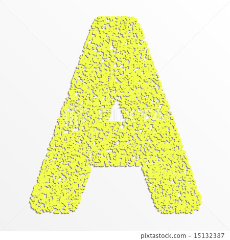 Vector multi color alphabet with grain texture,... - Stock Illustration ...
