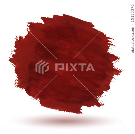 Paint canvas circle isolated on white background. Paint canvas circle isolated on white background. 15133376
