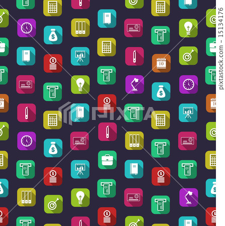 Seamless Texture with Business and Financial Seamless Texture with Business and Financial 15134176