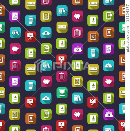 Seamless Texture with Business and Financial Seamless Texture with Business and Financial 15134177