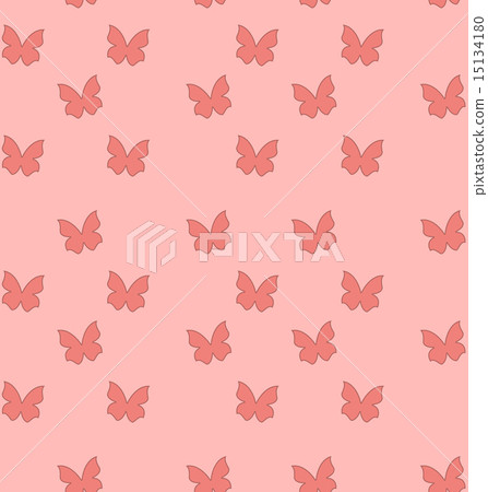 Seamless Texture with Butterflies Vintage Seamless Texture with Butterflies Vintage 15134180