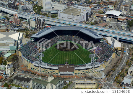 Koshien stadium - aerial shooting ~ 15134698