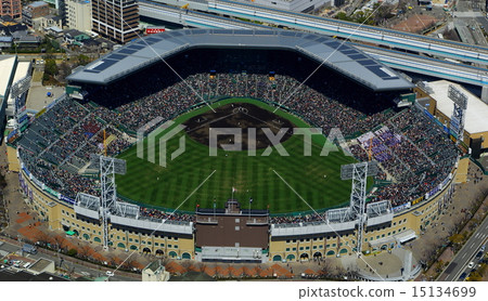 Koshien stadium - aerial shooting ~ 15134699
