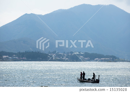 Bass fishing at Kawaguchiko Bass fishing at Kawaguchiko 15135028