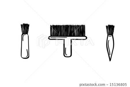 three brushes three brushes 15136805