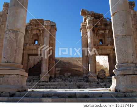 Temple of Artemis Temple of Jelash Ruins 15137419