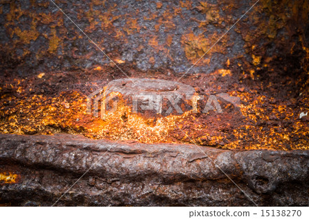 Rusty bolt and nut Rusty bolt and nut 15138270