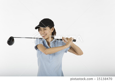 Female exercise golf sports 15138470