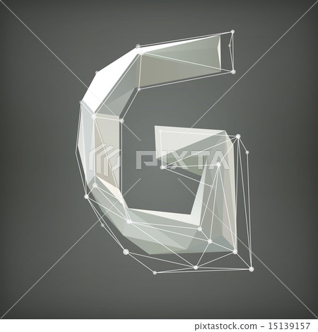 Low poly alphabet. Vector illustration. letter Low poly alphabet. Vector illustration. letter 15139157