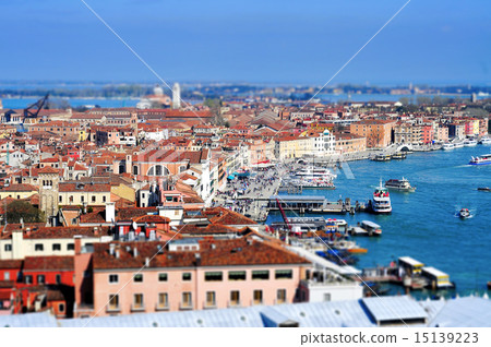 tilt-shift photography of Venice, Italy tilt-shift photography of Venice, Italy 15139223
