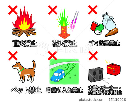 Prohibited items in campground 15139928
