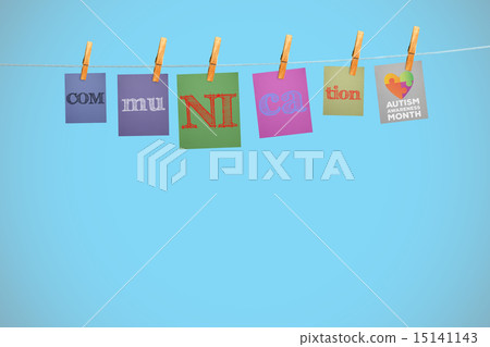 Composite image of autism awareness month 15141143