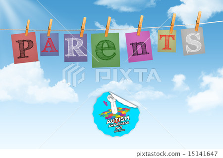 Composite image of autism awareness day 15141647