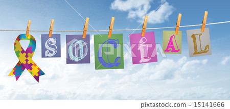 Composite image of social 15141666