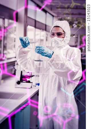 Composite image of science and medical graphic Composite image of science and medical graphic 15143023