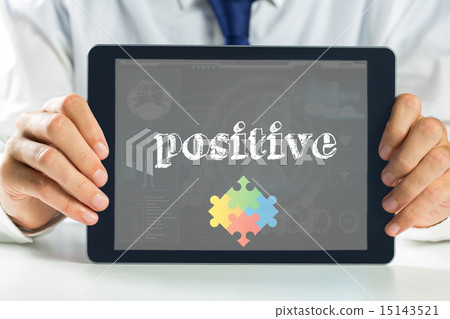 Positive against medical biology interface in blue 15143521