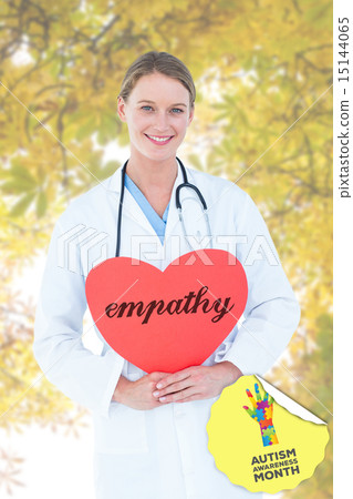 Empathy against autumnal leaves against the clear sky Empathy against autumnal leaves against the clear sky 15144065