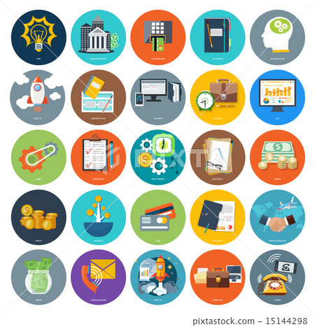 Set of Business Concepts on Banners Set of Business Concepts on Banners 15144298