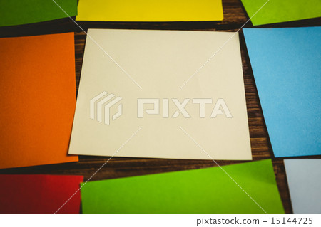 Colorful sticky post its Colorful sticky post its 15144725