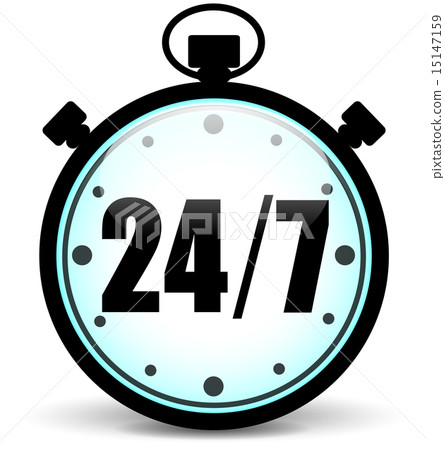 Vector stopwatch service icon 15147159