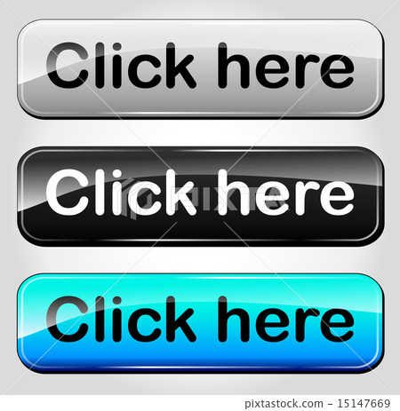 Vector click here buttons - Stock Illustration [15147669] - PIXTA