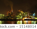 Factory night view 15148014