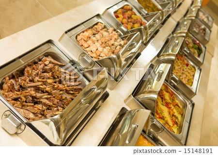 food buffet in restaurant 15148191