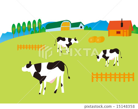 牧場與一頭牛 15148358