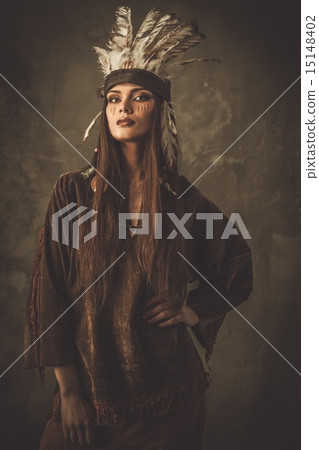 Fast river in mountain forest  15148402