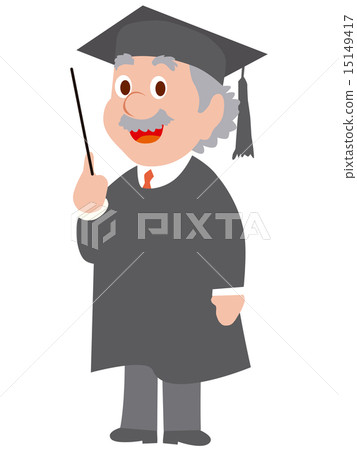 Doctor with pointing stick 15149417