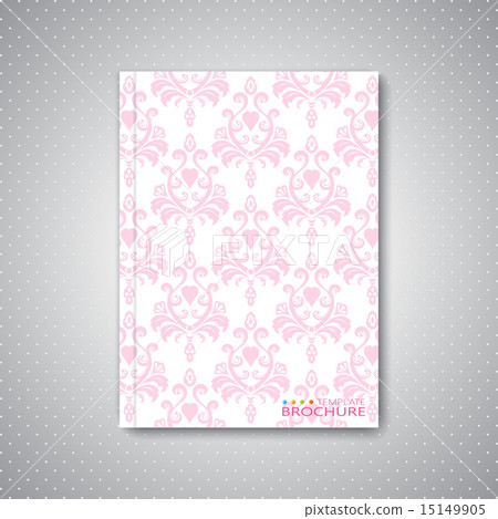 Modern abstract template layout for brochure, magazine, flyer, booklet, cover or report in A4 size 15149905