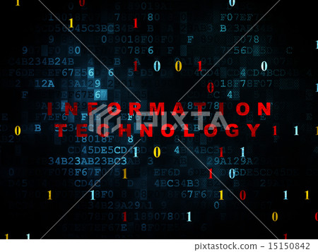 Data concept: Information Technology on Digital background Data concept: Information Technology on Digital background 15150842