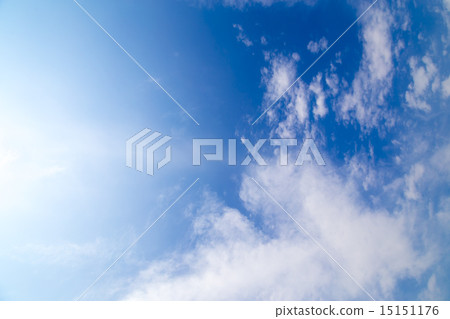 Blue sky and clouds Blue sky and clouds 15151176