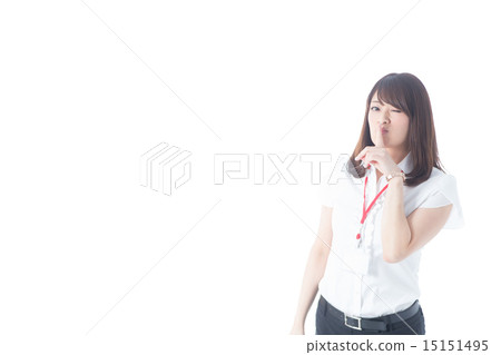 白背OL肖像（短袖ID） 15151495