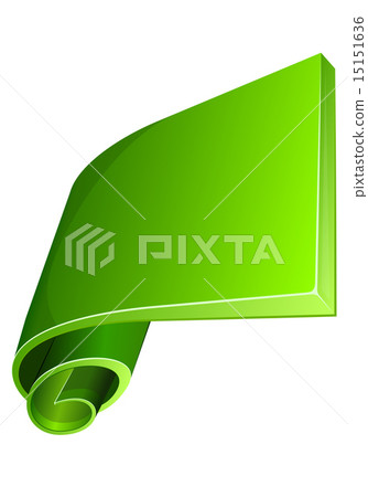 label with curled up edge - Stock Illustration [15151636] - PIXTA