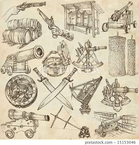 Objects - Hand drawings, Originals 15153046