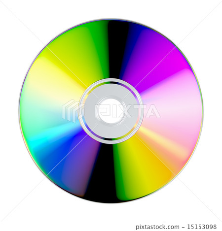 CD or DVD disk on white background CD or DVD disk on white background 15153098