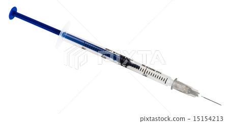 Medical plastic disposable insulin syringe 15154213