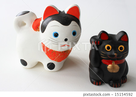 Inuikodo's doll and black inviting cat Inuikodo's doll and black inviting cat 15154592