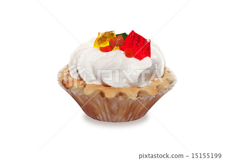 Cake in a small basket close up Cake in a small basket close up 15155199
