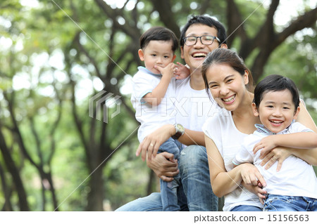 Asian Family portrait Asian Family portrait 15156563