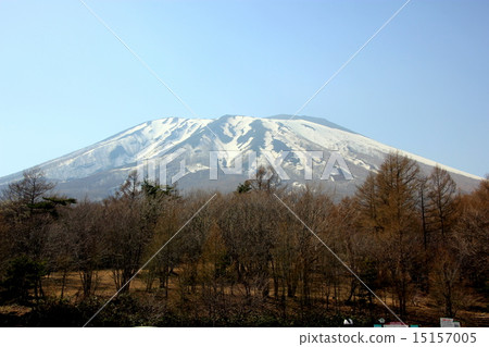 Iwateyama spring snow climb mountain entrance 15157005