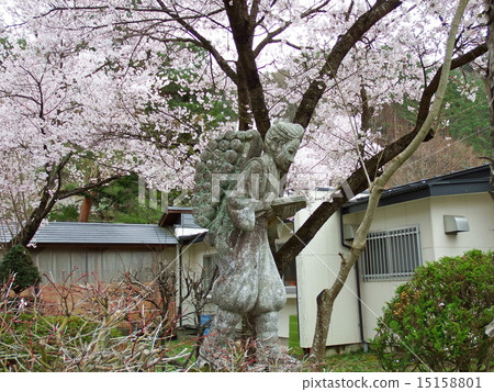 图库照片: 二宫尊德 二宫孝典 石像