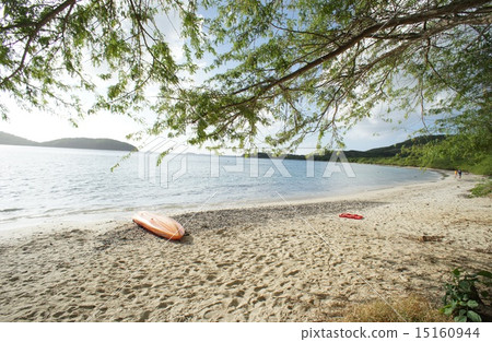 波多黎各加勒比遙遠的海島庫萊布拉島海島私有海灘 15160944
