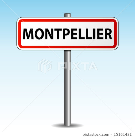 Vector montpellier signpost 15161481