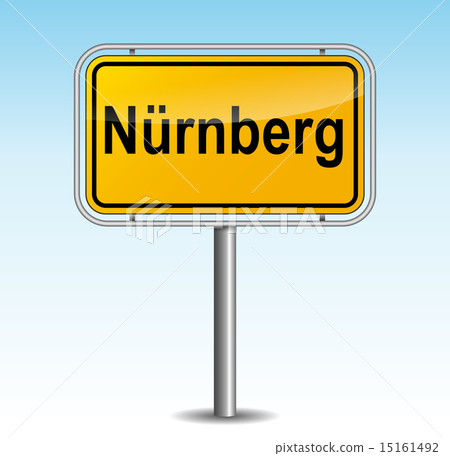 Vector nuremberg signpost 15161492